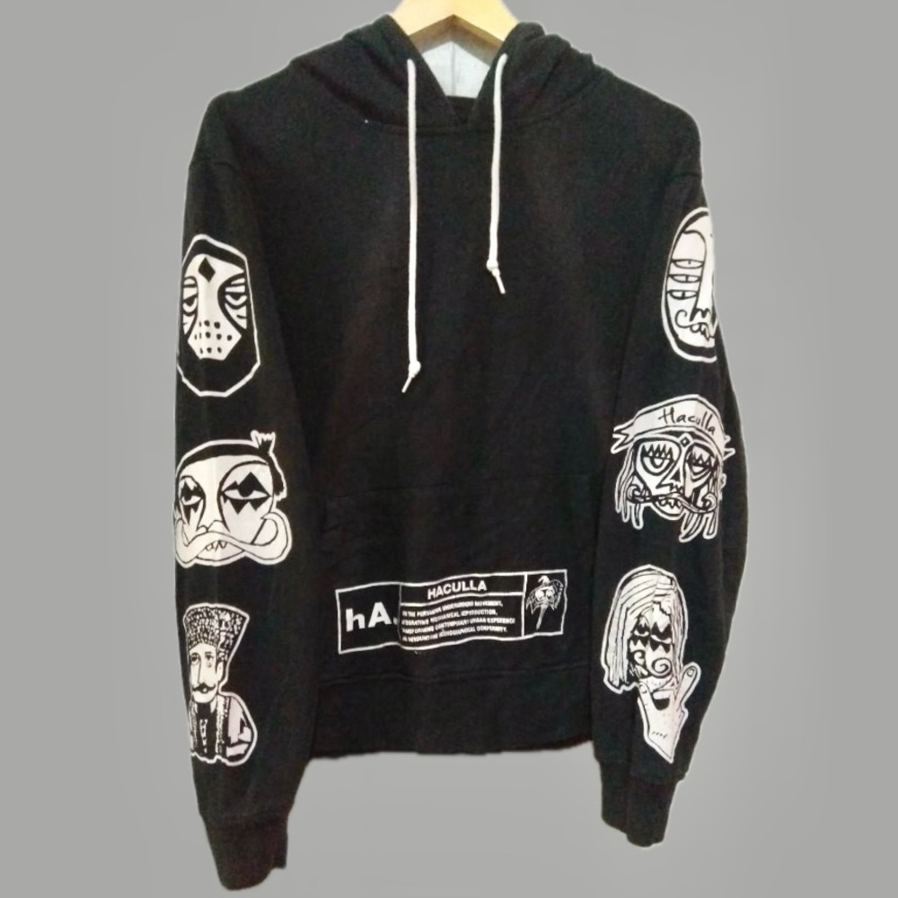 Haculla NYC Black Unisex Street Hoodie - S